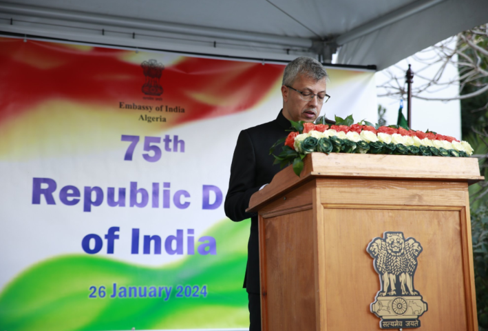 75th Republic Day of India celebrated at Embassy of India in Algeria