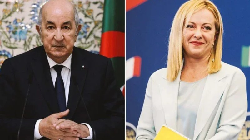 Algeria-Italy Relations Strengthened: President Tebboune Holds In-Depth Talks with Italian Prime Minister Giorgia Meloni