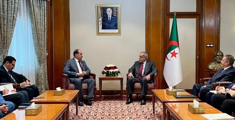 Algerian Prime Minister Larbaoui Holds Talks with Tunisian Interior Minister Feki