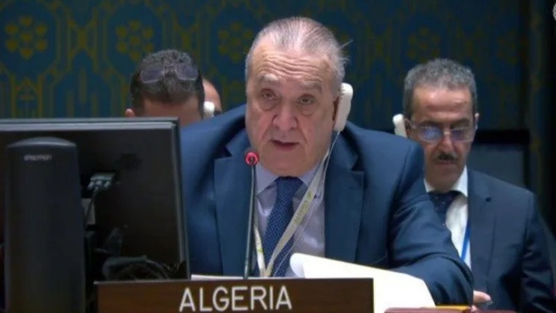Algeria Urges International Community to Condemn Forced Displacement of Palestinians