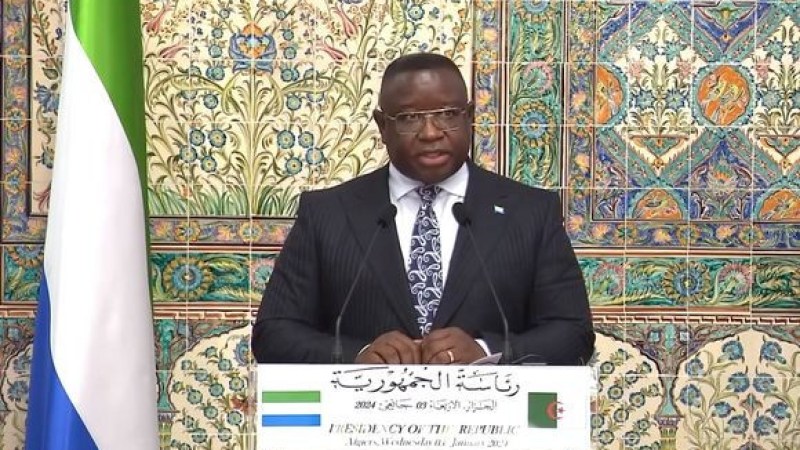 Julius Maada Bio: Sierra Leone and Algeria Decide to Strengthen Relations