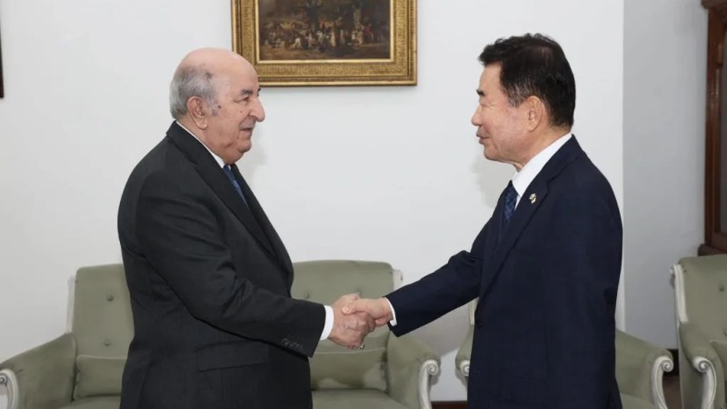President Tebboune Hosts South Korean National Assembly President in Algiers