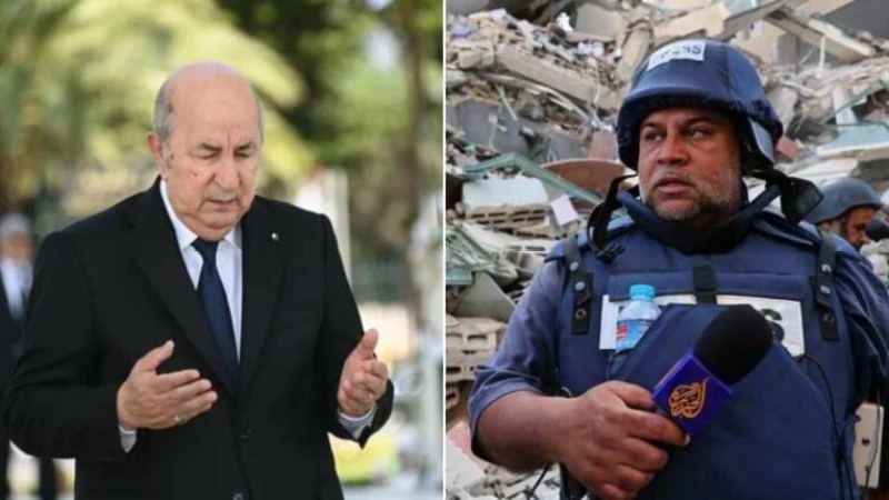 President Tebboune Extends Condolences to Palestinian Journalist Wael Al-Dahdouh