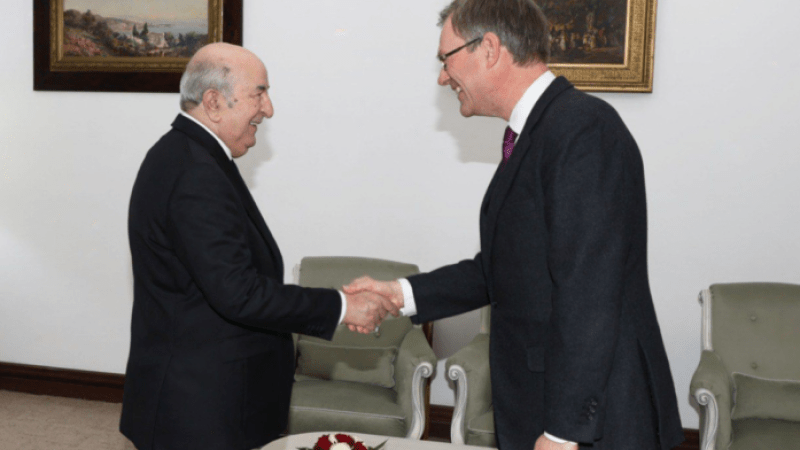 President Tebboune Meets with Head of EU Delegation in Algeria