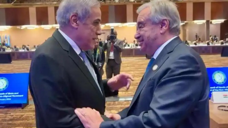 Algerian Premier Larbaoui Meets UN Secretary-General on Sidelines of G77+ China Summit