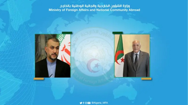 Algerian FM Attaf Holds Talks with Iranian Counterpart to Strengthen Bilateral Relations