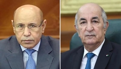 Algerian President Tebboune Holds Phone Call with Mauritanian Counterpart