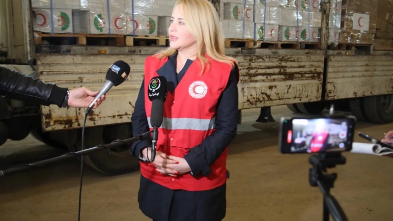 Algerian Red Crescent Sends First Convoy to El Bayadh Province