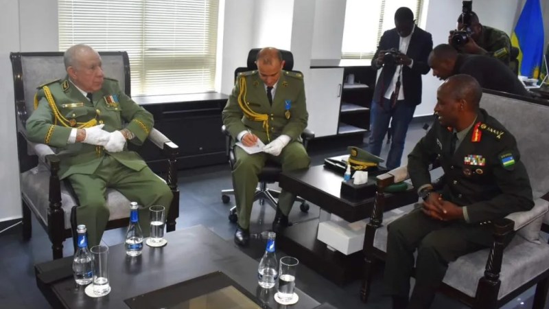 Algerian Army Chief Receives Warm Welcome in Rwanda, Discusses Military Cooperation