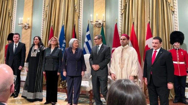  Diplomacy: Ambassador Noureddine Sidi Abed Presents Credentials to Governor of Canada