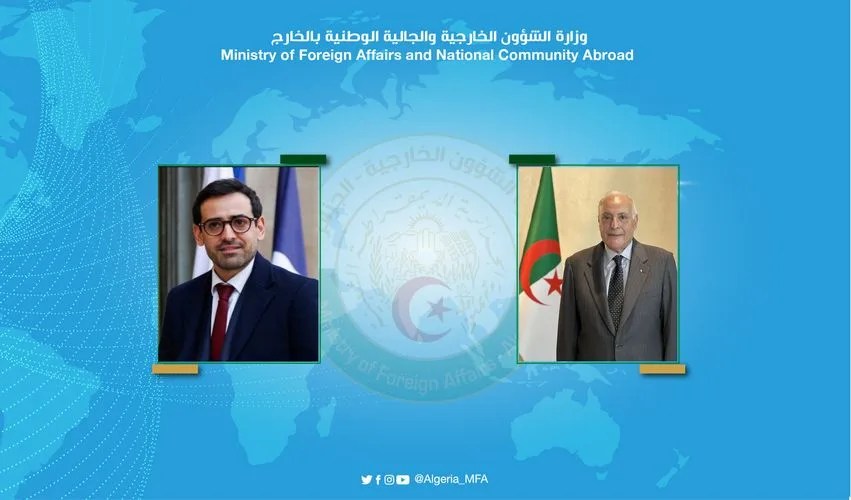 FMs of Algeria, France Discuss High-Level Engagements