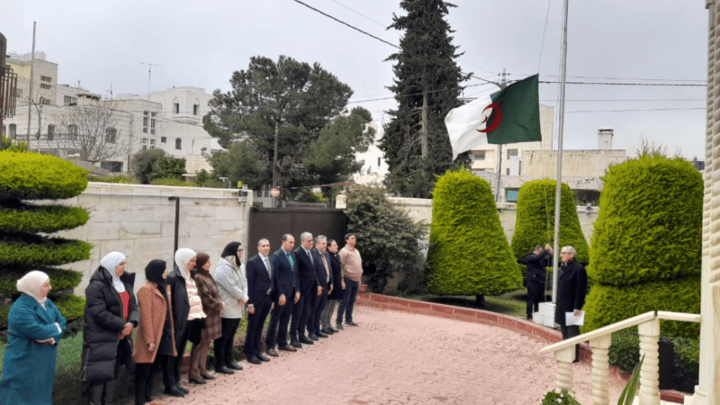 Algerian Embassy in Jordan Commemorates Victory Day with Solemn Tribute to Martyrs