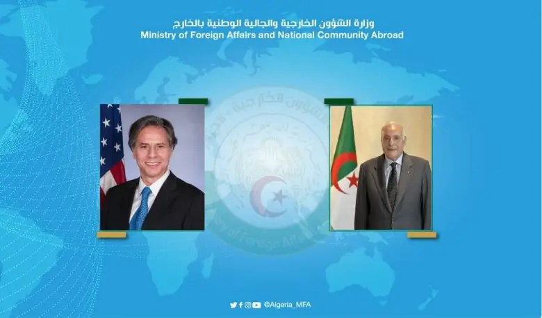 Algerian FM Attaf Receives Phone Call from American Counterpart