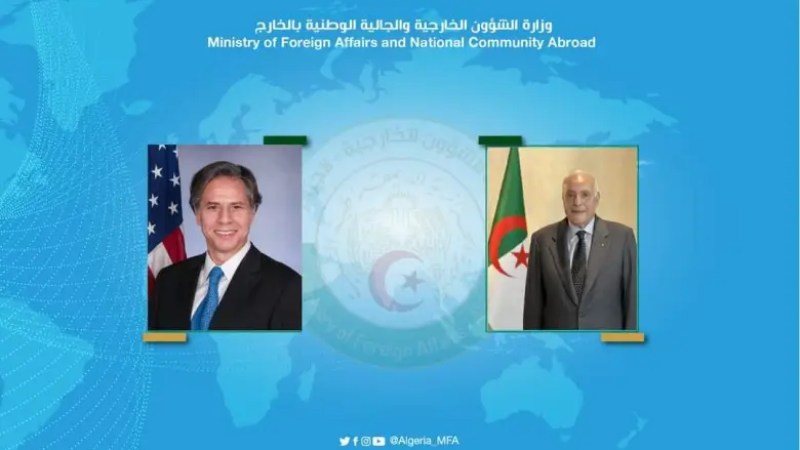 Algerian FM Attaf Receives Phone Call from American Counterpart