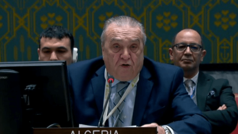 SC: Bendjama Advocates for Political Solution to Resolve Syrian Crisis