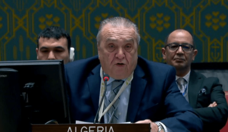 SC: Bendjama Advocates for Political Solution to Resolve Syrian Crisis