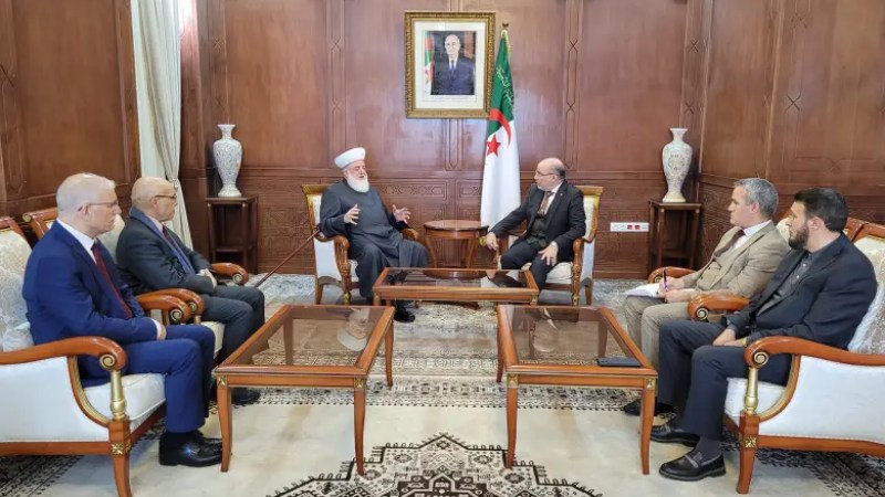 Belmehdi Meets Lebanese Mufti Sheikh Usama Abdul Razzaq al Rifai