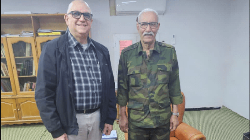 Cuban Ambassador Armando Vergara Bueno Affirms Solidarity with Sahrawi People in Farewell Meeting with Sahrawi President Ghali 