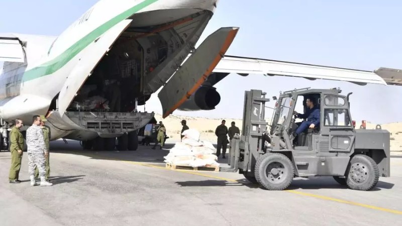 Algeria Sends Two Humanitarian Aid Aircraft to Gaza