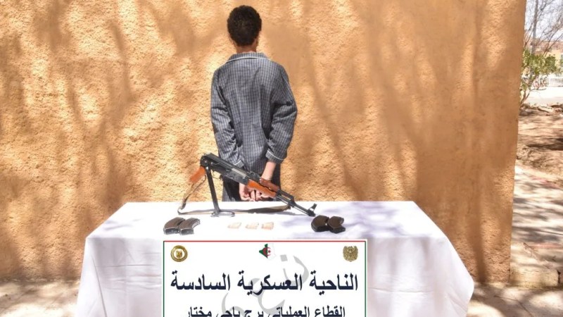 Algerian Ministry of National Defense Announces Arrest of Terrorist in Bordj Badji Mokhtar