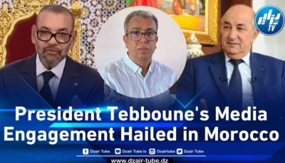Moroccan Journalist Hamid El Mahdaoui Highlights President Tebboune’s Media Engagement Contrasted with Mohammed VI’s Absence