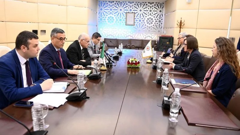 Minister Attaf Meets with ICRC President