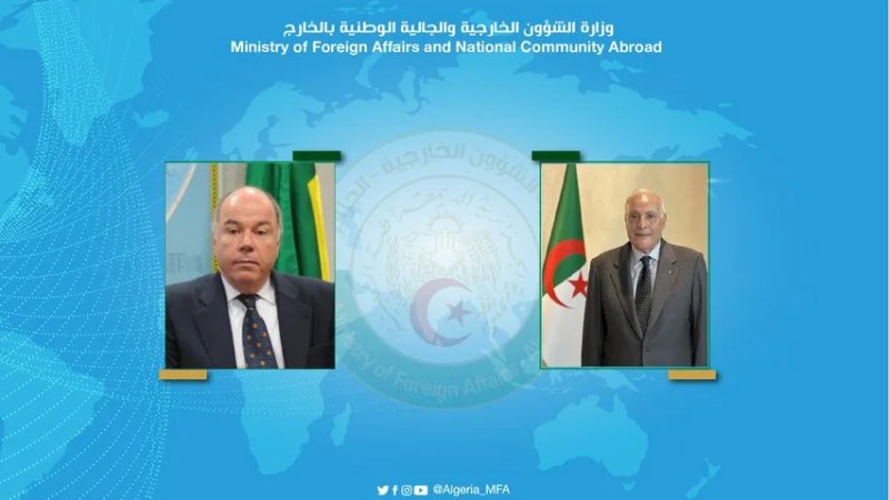 Palestinian Cause: Algerian FM Attaf Receives Call from Brazilian Counterpart