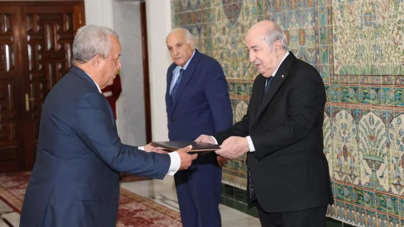 President Tebboune Presides Over Ceremony to Welcome 4 New Ambassadors