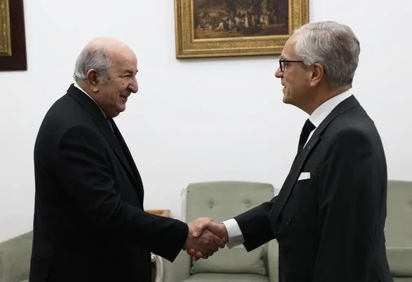 President Tebboune Receives Ambassador of Portugal in Farewell Visit