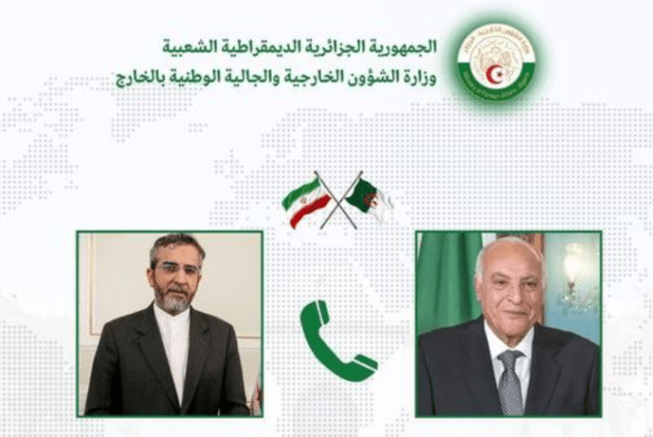Algeria, Iran Discuss Intensifying Diplomatic Pressure for Palestine