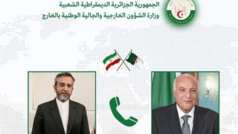 Algeria and Iran Discuss Intensifying Diplomatic Pressure for Palestine