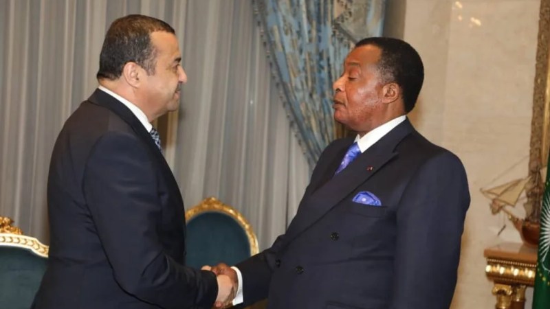 Algerian Energy Minister Arkab Received by President of Congo-Brazzaville