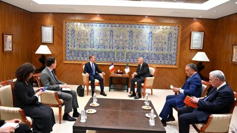 Algerian FM Attaf Meets French Presidential Envoy Paul Solar to Discuss Libya