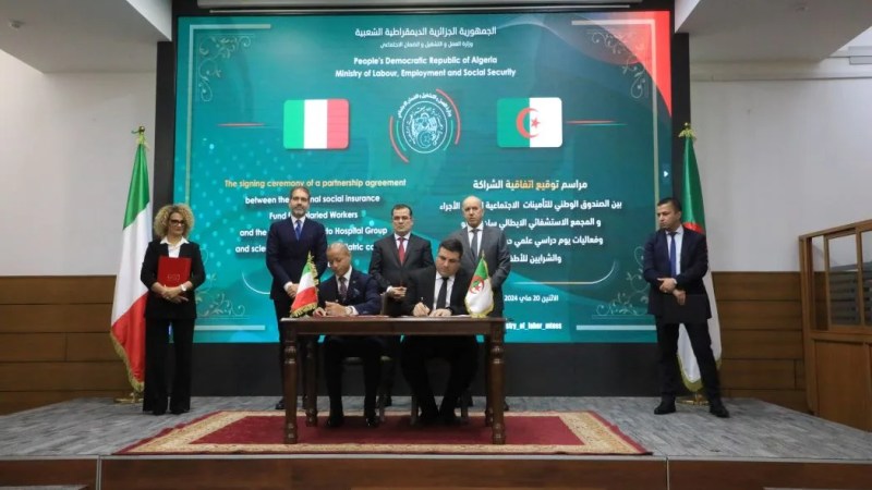 Algerian National Social Insurance Fund for Salaried Workers, Italian San Donato Group Forge Medical Care Partnership