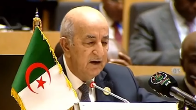Algerian President Tebboune's Address at the 33rd Arab Summit: Championing the Palestinian Cause, Advocating for Unity, and Mobilizing Support for Arab Solidarity
