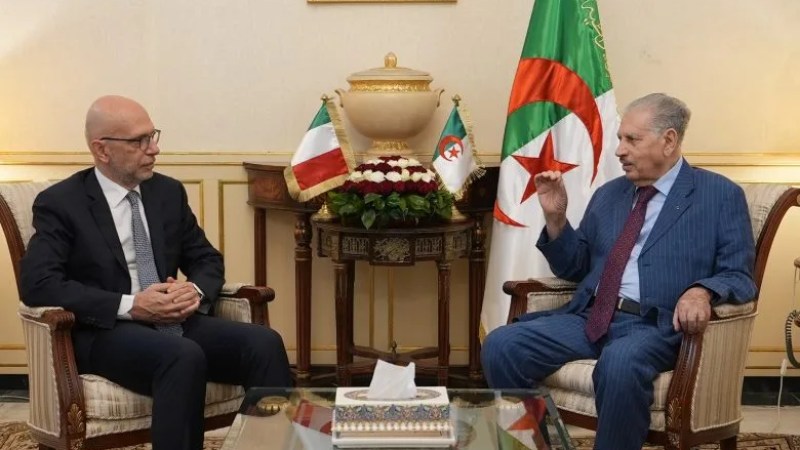 Algerian Speaker Goudjil Meets with Italian Ambassador in Algiers: Exchange of Views on Regional, International Situation