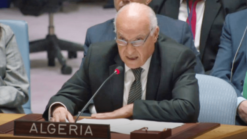 Algeria's FM Attaf Highlights International Community's Inability to End Atrocities in Palestine