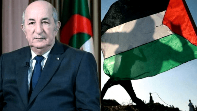 President Tebboune Urges International Action to End Human Tragedy in Palestine