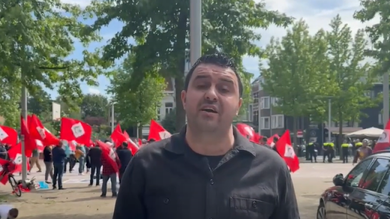 Rif Party Holds Rally in Antwerp to Commemorate Legitimate President of Republic of Rif, Abdelkrim El-Khattabi