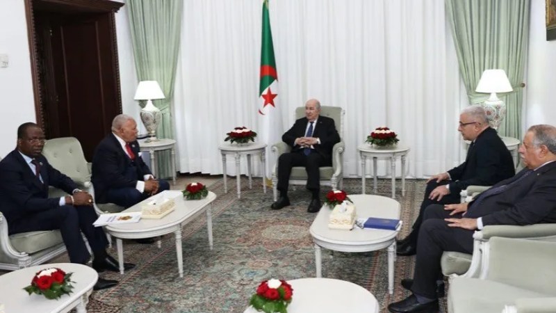 President Tebboune Receives Letter from Congolese Counterpart