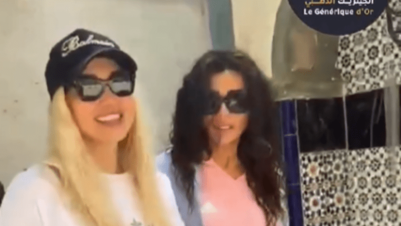 Golden Generic: Nadine Al Rassi Marvels at Algerian Zellige During Casbah Excursion with Salma Ghazali
