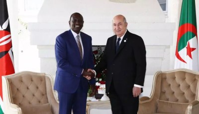 G7 Summit: President Tebboune Meets with Kenyan Counterpart William Ruto