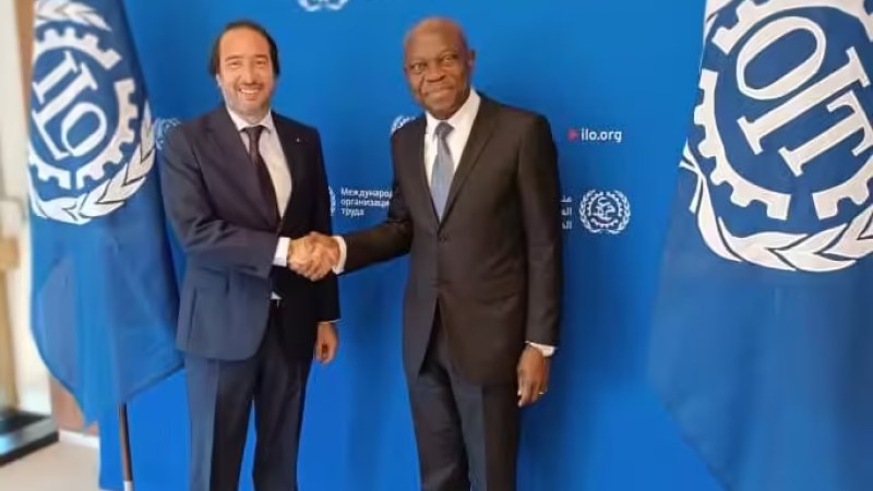 CREA President Kamel Moula Engages with ILO Director-General at 112th International Labour Conference