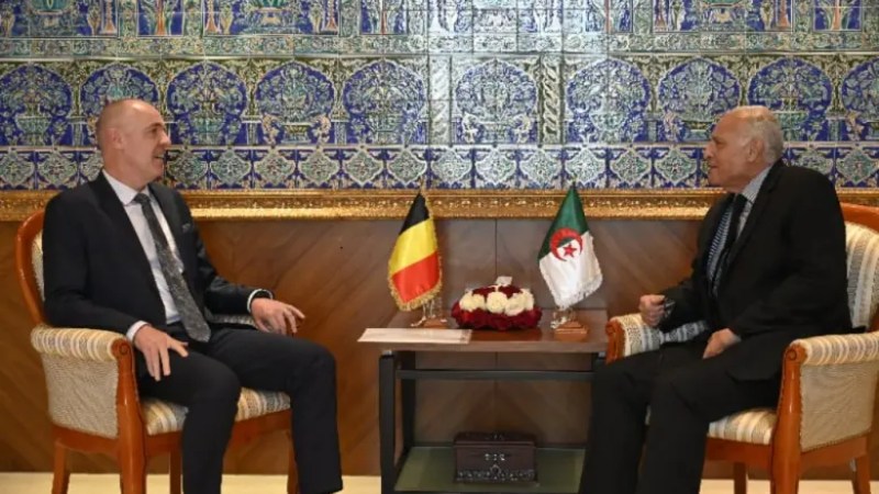 Algeria’s Foreign Minister Hosts Farewell Visit for Belgian Ambassador Alain Leroy