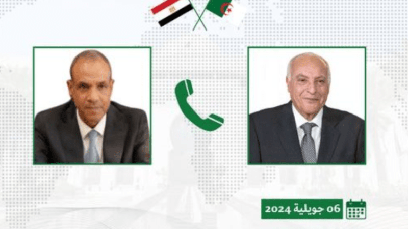 Algerian FM Attaf Engages in Talks with Egyptian Counterpart to Strengthen Bilateral Relations