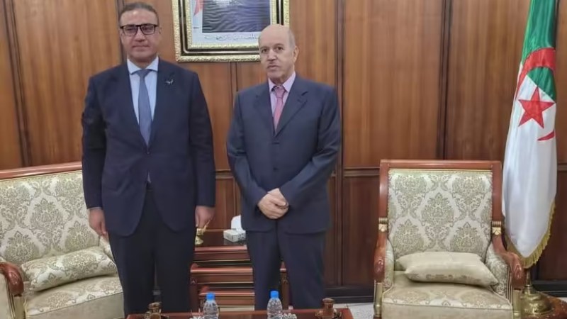 Algerian Health Minister Saihi Meets with Egyptian Ambassador