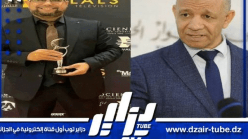 El-Bina Movement President Abdelkader Bengrina Congratulates Dzair Tube’s Maamar Gani on Hilals of the Television Award