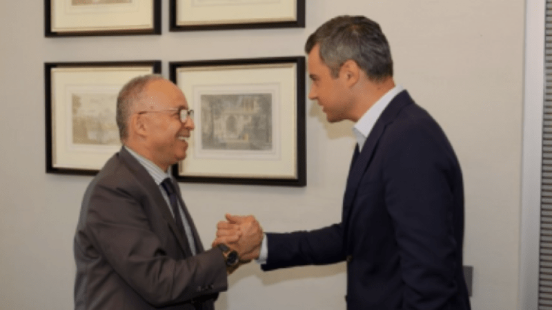 Lebanon's MP Tony Frangieh Engages in Strategic Talks with Algerian Ambassador