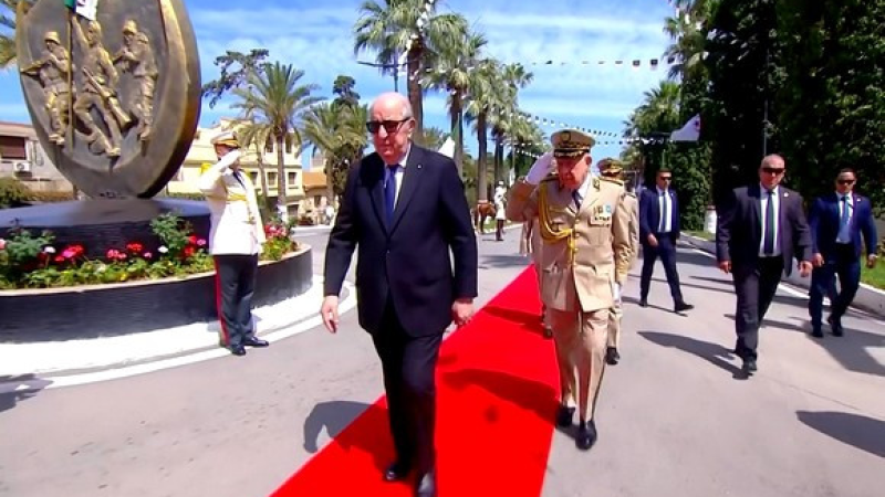 President Tebboune Arrives at People's Palace to Preside Over Rank, Medal Award Ceremony
