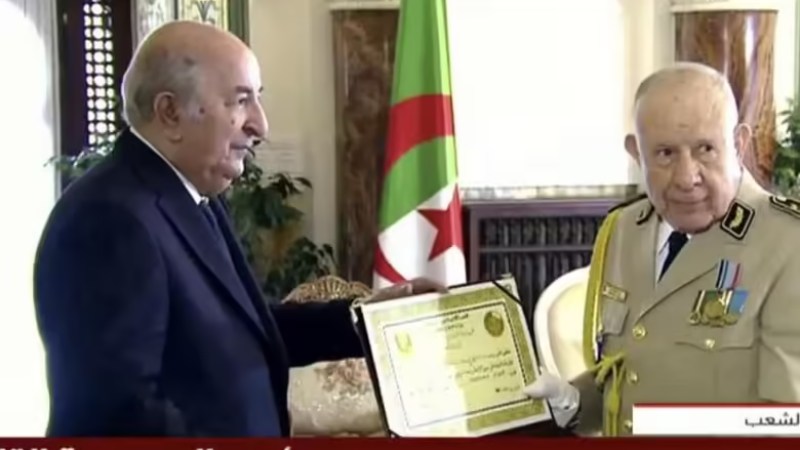 President Tebboune Awards ANP Bravery Medal to Army General Saïd Chanegriha